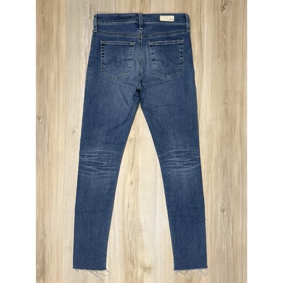 AG Farrah Jeans sz 27 Skinny Ankle High-Rise 14 Year 14YBUG Frey Hem 27x29 - Picture 4 of 12